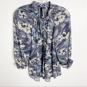 Bellatrix 3/4 Sleeve Blouse Top Size S Floral Women’s